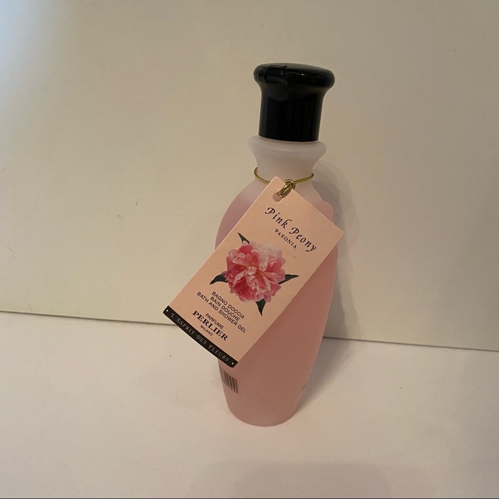 PERLIER PINK PEONY BATH AND SHOWER GEL BEAUTY WELLNESS Made in Italy - Picture 2 of 5